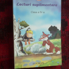 a5b Lecturi suplimentare pentru clasa a IV a