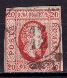 Cumpara ieftin ✅ RO 1865 ,LP 17 ,&quot;Al.-Ioan Cuza in oval &quot;, 20 par rosu , stampilat