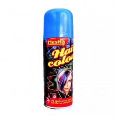 Spray colorat pentru par, cu efect temporar, 150 ml, Gonga® Albastru