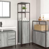 Cumpara ieftin Dulap de baie cu rafturi Gri Sonoma 36x35x165 cm
