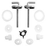 DURAVIT set balamale pentru capac WC Darling și Duraplus, crom