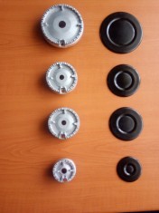 Arzatoare aragaz set 4 buc foto