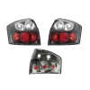 Set stopuri Spate Audi A4 (B6), 11.2000-11.2004, Sedan, partea Stanga+Dreapta, negru, transparent; tuning; Omologare: ECE, Taiwan