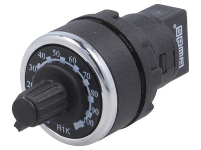 Potentiometru 22mm IP65 1k&amp;Omega; foto