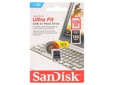 Pendrive USB 3.2 128GB Ultra Fit, Sandisk