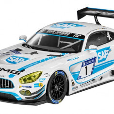 Macheta Oe Mercedes-Benz Amg GT3 Black Falcon 1:18 Alb B66960453