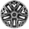 Set 4 Capace Roti 15 &quot; Best Gri-Negru, Compatibile Cu Opel