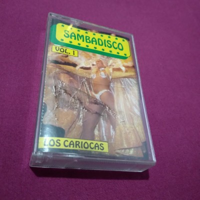 CASETA SAMBADISCO VOL 1-LOS CARIOCAS RARA!! ORIGINALA foto