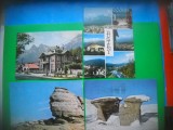 HOPCT LOT 3113 BUSTENI -PRAHOVA- 4 CARTI POSTALE-CIRCULATE