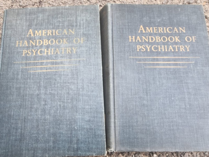 American Handbook of Psychiatry Volumes I and II [2 Volumes] Arieti, Silvano, editor Published by Basic Books, 1967