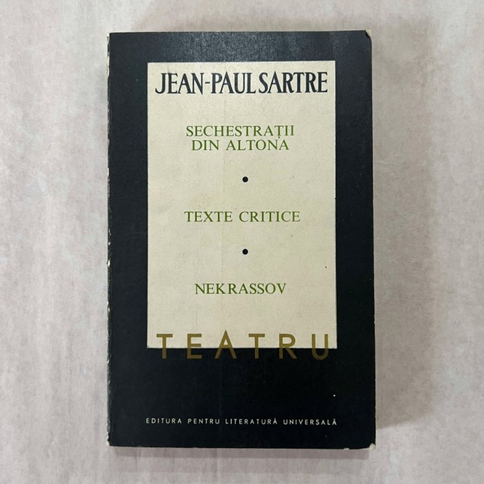 Jean-Paul Sartre - Teatru - Vol. 2