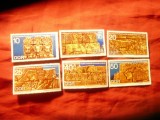 Serie mica DDR 1970 - Cercetari Arheologice , 6 valori (din 7val), Nestampilat