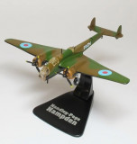 Macheta avion Handley Page Hampden MK1 UK RAF 1940 WWII - Atlas 1/144 WW2, 1:144