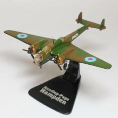 Macheta avion Handley Page Hampden MK1 UK RAF 1940 WWII - Atlas 1/144 WW2