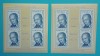 TIMBRE ROM&Acirc;NIA LP1714a/2006 Centenar Sedar Sengor - SET 2blocuri de4 MNH, Nestampilat