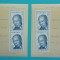 TIMBRE ROM&Acirc;NIA LP1714a/2006 Centenar Sedar Sengor - SET 2blocuri de4 MNH