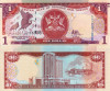 Bancnota Trinidad Tobago 1 Dolar 2006 (2018) UNC, Neutilizata