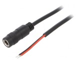 Cablu Alimentare DC 5,5/2,1 cu Mufă Drept Negru 4m