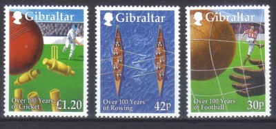 GIBRALTAR 1998 Sport, serie neuzată, MNH foto