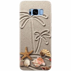 Husa silicon pentru Samsung S8 Plus, Beach Sand foto