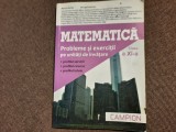 Matematica. Probleme si exercitii pe unitati de invatare. Clasa XI Burtea M2