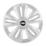 Cumpara ieftin Set 4 Capace Roti Autohelix MSA&reg;, potrivite jantelor de R14, pentru Chevrolet, model terra cromat