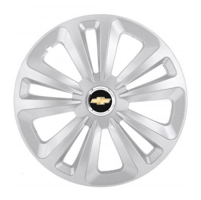 Set 4 Capace Roti Terra Gri R15 pentru Chevrolet