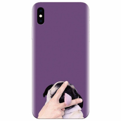Husa silicon pentru Apple Iphone XS Max, Cute Dog 2 foto
