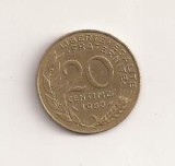 Moneda Franta - 20 Centimes 1988 v3, Europa