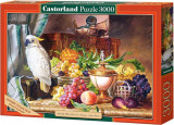 Puzzle 3000 piese Still life with fruit and a cockatoo, castorland