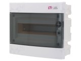 Carcasă pentru aparatură modulară IP40 &icirc;n perete albă ABS