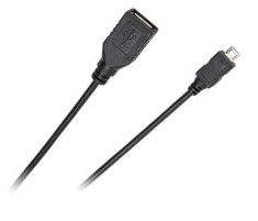 Cablu USB A mama - micro USB tata, 20cm - 402209 foto