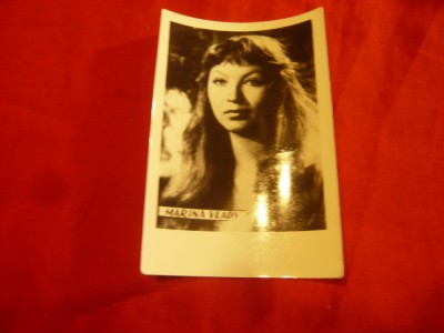 Fotografie Actrita Marina Vlady , dim. 6x9cm foto