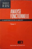 Analyse Fonctionnelle Tome I, L. Kantorovitch, G. Akilov, Mir, 1980, Franceza, Matematica, Coperta Cartonata