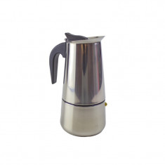 Espressor cafea manual pentru aragaz, Inox, 500 ml, 9 cesti