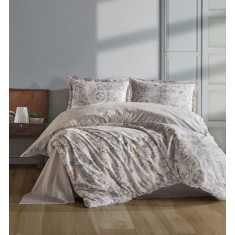 Lenjerie de pat din bumbac 100%, Clasy, pentru pat dublu, model Hermes