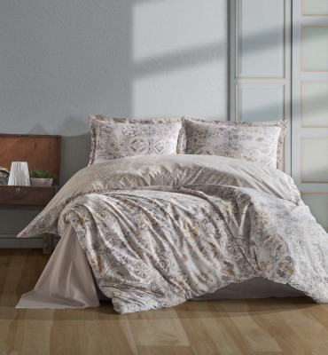 Lenjerie de pat din bumbac 100%, Clasy, pentru pat dublu, model Hermes foto