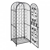 Cumpara ieftin Suport sticle de vin pentru 45 de sticle, metal