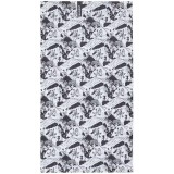 Bandana Multifunctionala Mammut Neck Gaiter Climbing Scene White-Black, Usoara, Respirabila, Uscare Rapida, Imprimeu Montan, Marime Universala