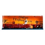 Jucarie cu lichid cu miscare lenta, Model Fantoma si Dovleci de Halloween, 15x4,5x5cm, CMCLASS