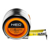 Ruleta magnetica compacta cu autoblocare 8m/25mm Neo Tools 67-218 HardWork ToolsRange