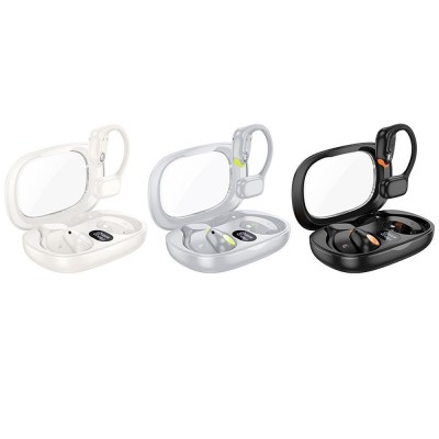 Casti Wireless Bluetooth Hoco TWS EA1, Alb Laptos foto