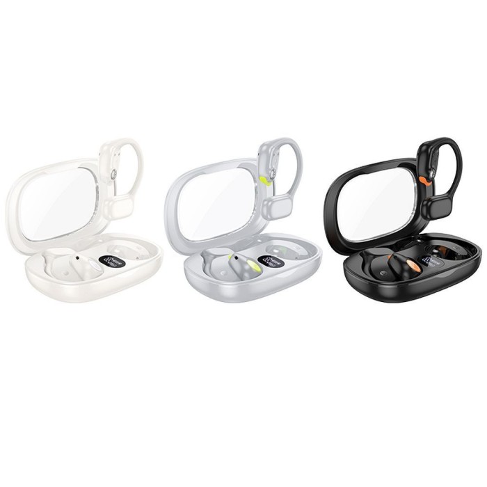 Casti Wireless Bluetooth Hoco TWS EA1, Alb Laptos