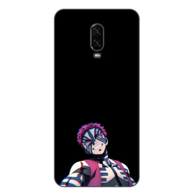 Husa compatibila cu OnePlus 6T Silicon Gel Tpu Model Demon Slayer Akaza foto