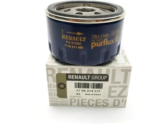 Filtru ulei Alfa Romeo, Aro, Dacia, Jeep, Lancia, Ligier, Microcar, Mitsubishi, Nissan, Opel, Piaggio, Renault, Suzuki, 1.5 dCi, 1.6, Original, 77002