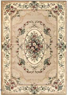 Covor Model Lotos, 1557-110, Marime, 60 x 110, cm, Bej, Crem, Inaltime Fir, 8, mm, Antialergic, Polipropilena, Living, Dormitor, Sufragerie, Birou foto