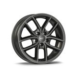 Set 4 jante aliaj AGT 16 inch 5x114.3 ET38 gri antracit hyper black