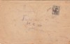 1918 Plic Primul Razboi Mondial, marca 25b supratipar, cenzura germana si romana