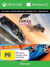 Forza Horizon 3 + Hot Wheels PC / Xbox One - cod foto