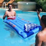 Cumpara ieftin Joc Beerpong de piscina cu saltea gonflabila